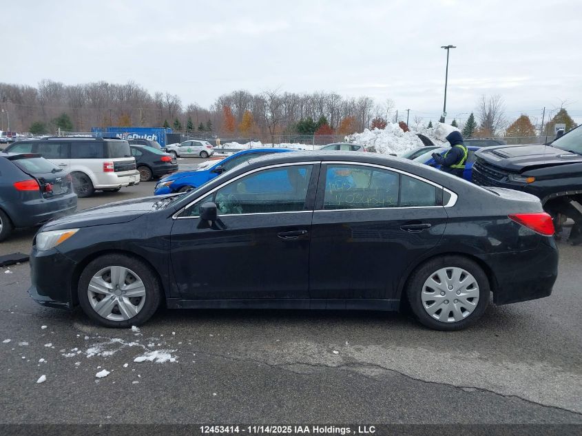 2015 Subaru Legacy 2.5I VIN: 4S3BNCA69F3034542 Lot: 12453414