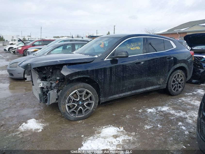 2025 BMW X2 xDrive28I VIN: WBX63GM04S5178247 Lot: 12453416