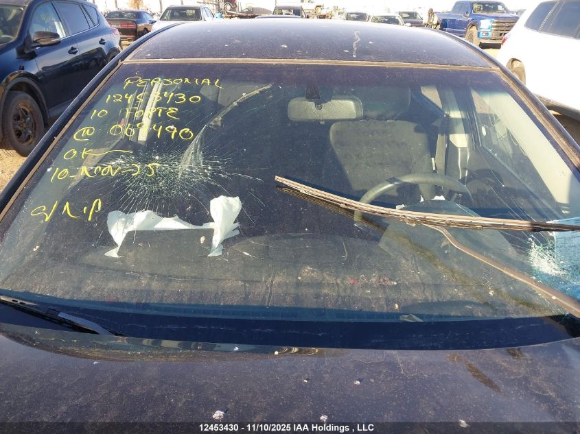 2010 Kia Forte Lx VIN: KNAFT4A29A5069490 Lot: 12453430