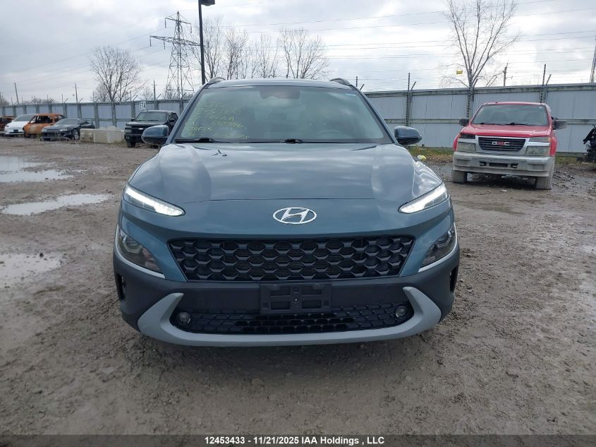 2022 Hyundai Kona Sel/Se VIN: KM8K2CAB2NU812996 Lot: 12453433