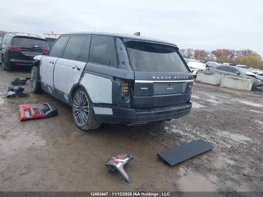 2020 Land Rover Range Rover 5.0L V8 Supercharged P525 Hse VIN: SALGV5SE4LA590801 Lot: 12453447