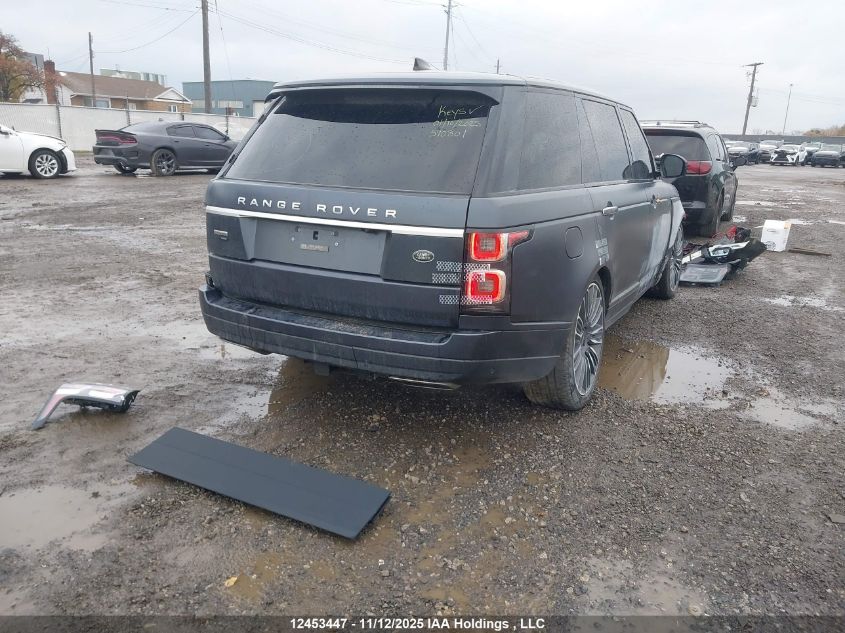 2020 Land Rover Range Rover 5.0L V8 Supercharged P525 Hse VIN: SALGV5SE4LA590801 Lot: 12453447