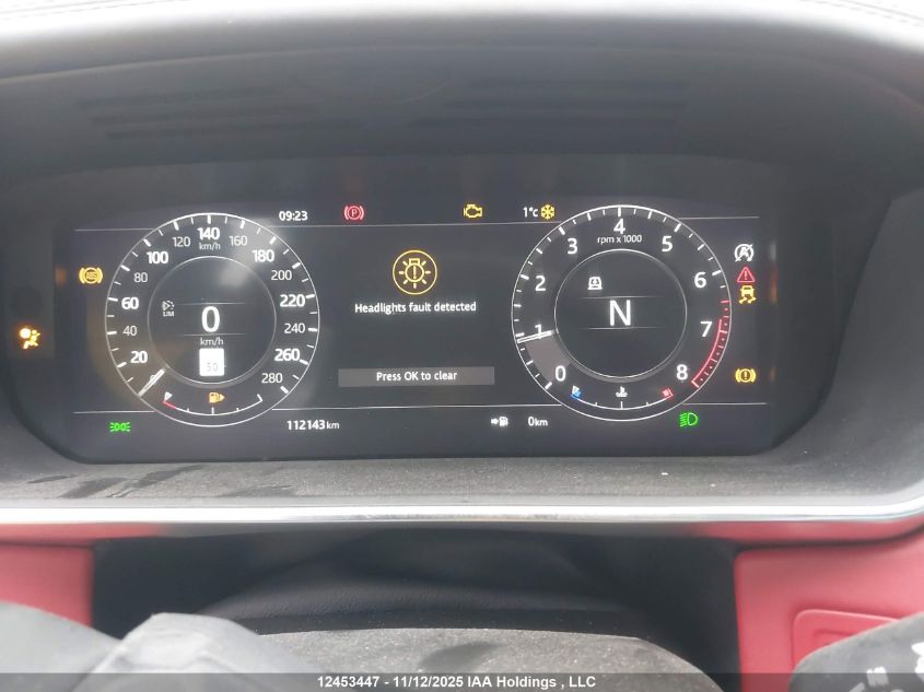 2020 Land Rover Range Rover 5.0L V8 Supercharged P525 Hse VIN: SALGV5SE4LA590801 Lot: 12453447