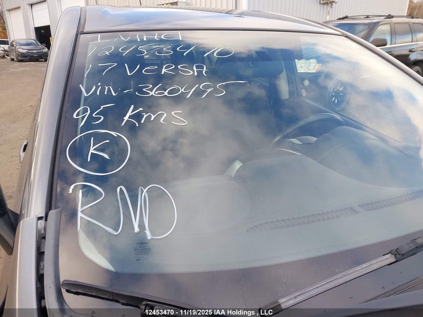 2017 Nissan Versa Note S/S Plus/Sv/Sl/Sr VIN: 3N1CE2CP3HL360495 Lot: 12453470