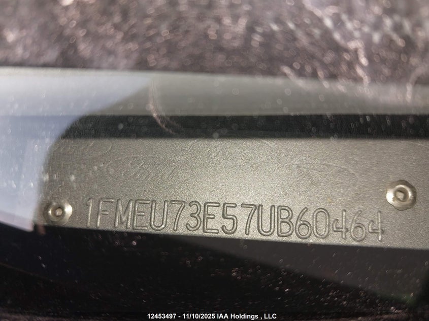 2007 Ford Explorer Xlt VIN: 1FMEU73E57UB60464 Lot: 12453497