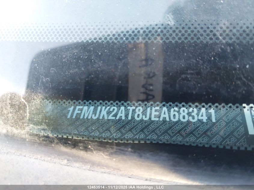 2018 Ford Expedition Max Limited VIN: 1FMJK2AT8JEA68341 Lot: 12453514