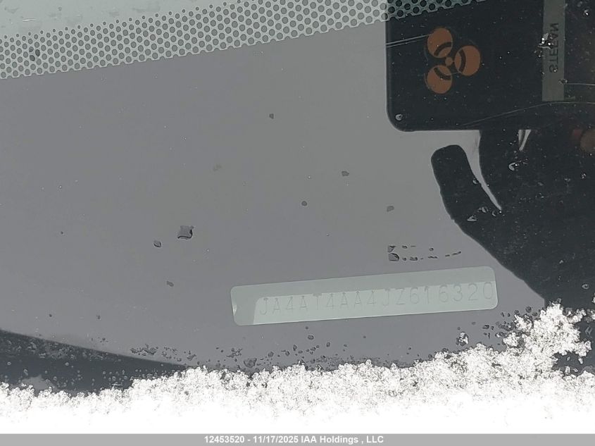 2018 Mitsubishi Eclipse Cross Gt/Se VIN: JA4AT4AA4JZ616320 Lot: 12453520