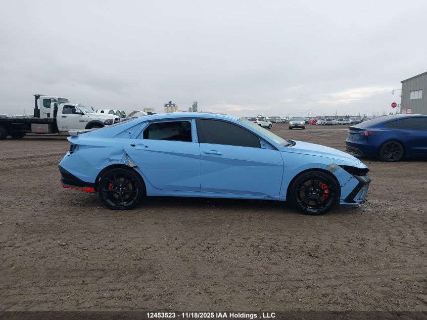 2025 Hyundai Elantra N VIN: KMHLW4DK2SU032017 Lot: 12453523