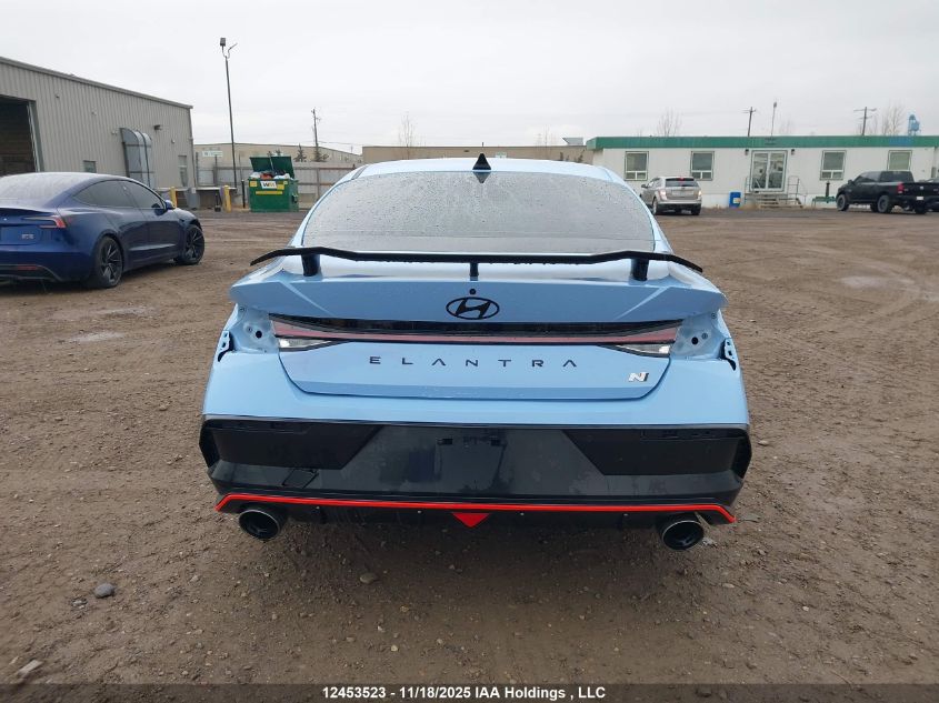 2025 Hyundai Elantra N VIN: KMHLW4DK2SU032017 Lot: 12453523