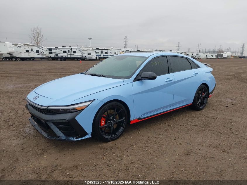 2025 Hyundai Elantra N VIN: KMHLW4DK2SU032017 Lot: 12453523
