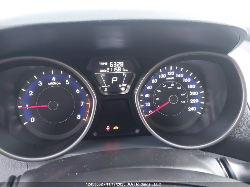 2013 Hyundai Elantra Gl VIN: 5NPDH4AE5DH355203 Lot: 12453532