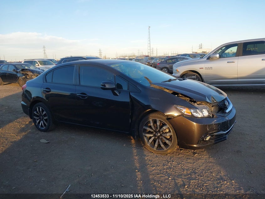 2013 Honda Civic Touring VIN: 2HGFB2F71DH028266 Lot: 12453533