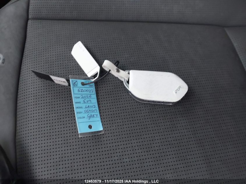 2026 Kia Ev9 Land VIN: KNDAFFS5XT6069603 Lot: 12453579