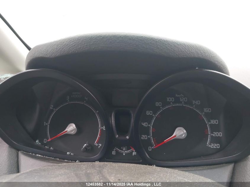 2013 Ford Fiesta S VIN: 3FADP4AJ1DM206366 Lot: 12453582