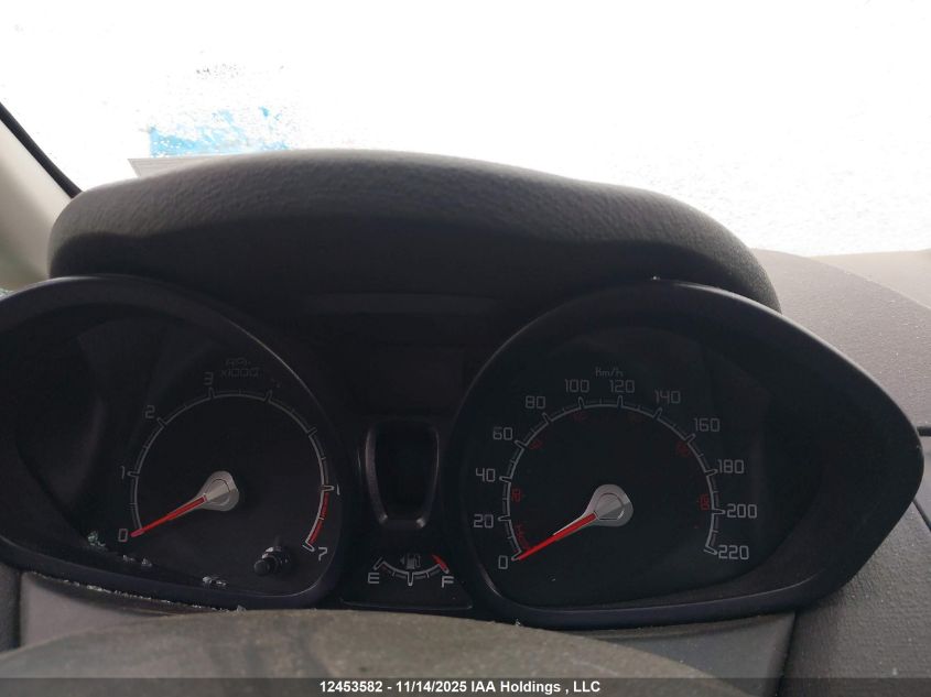 2013 Ford Fiesta S VIN: 3FADP4AJ1DM206366 Lot: 12453582