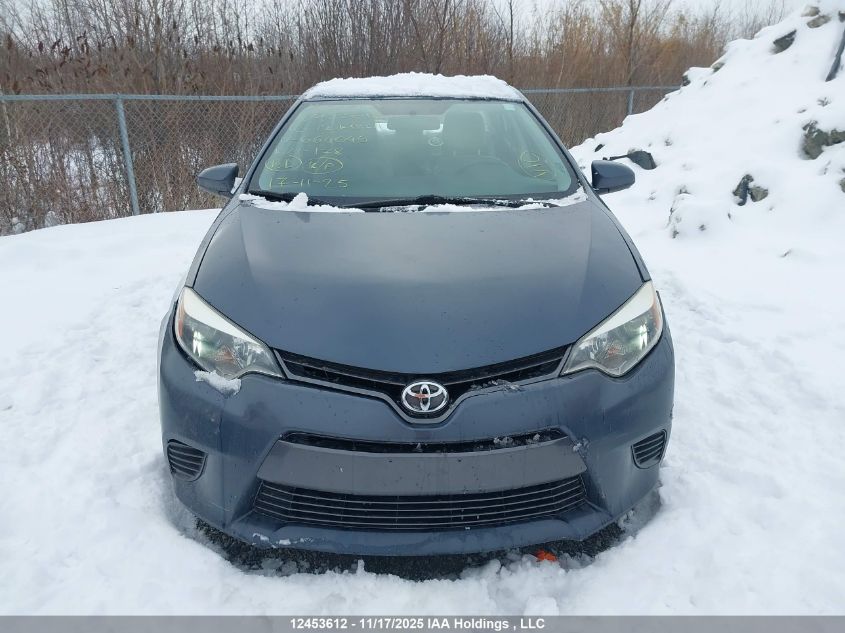 2016 Toyota Corolla Le VIN: 2T1BURHE3GC664049 Lot: 12453612