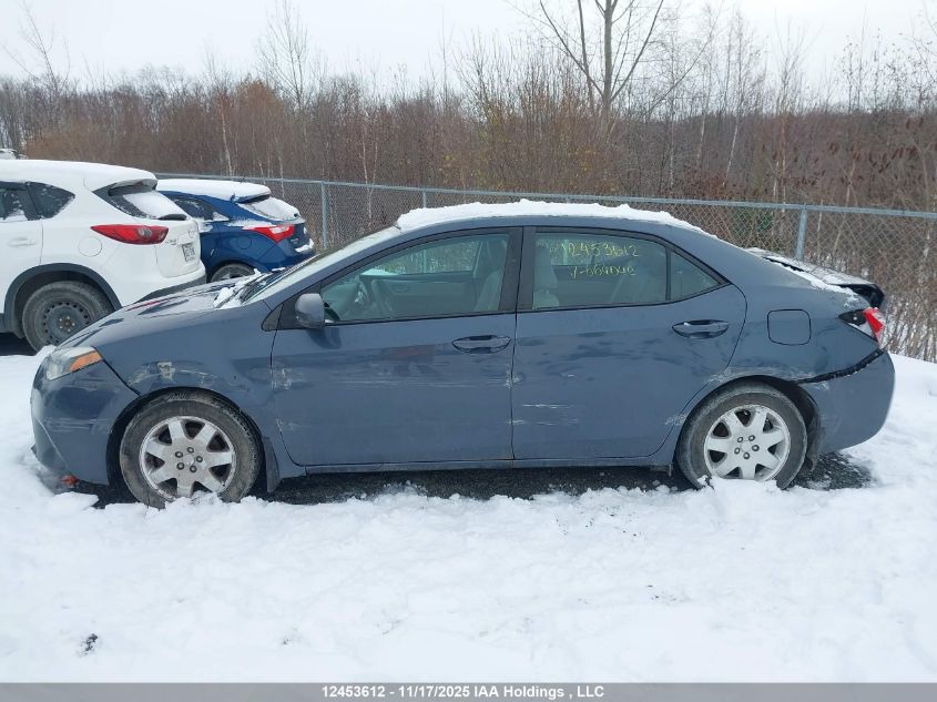 2016 Toyota Corolla Le VIN: 2T1BURHE3GC664049 Lot: 12453612
