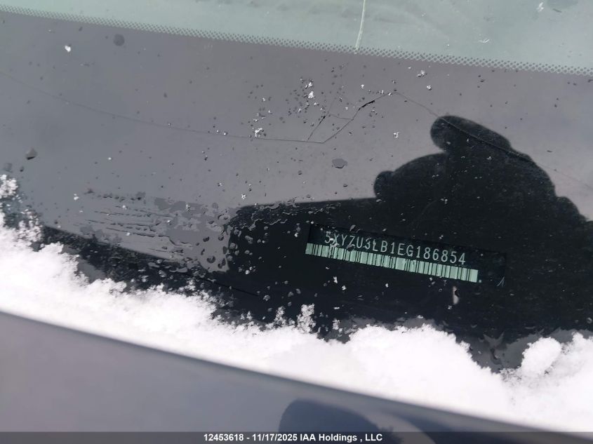 2014 Hyundai Santa Fe Sport VIN: 5XYZU3LB1EG186854 Lot: 12453618