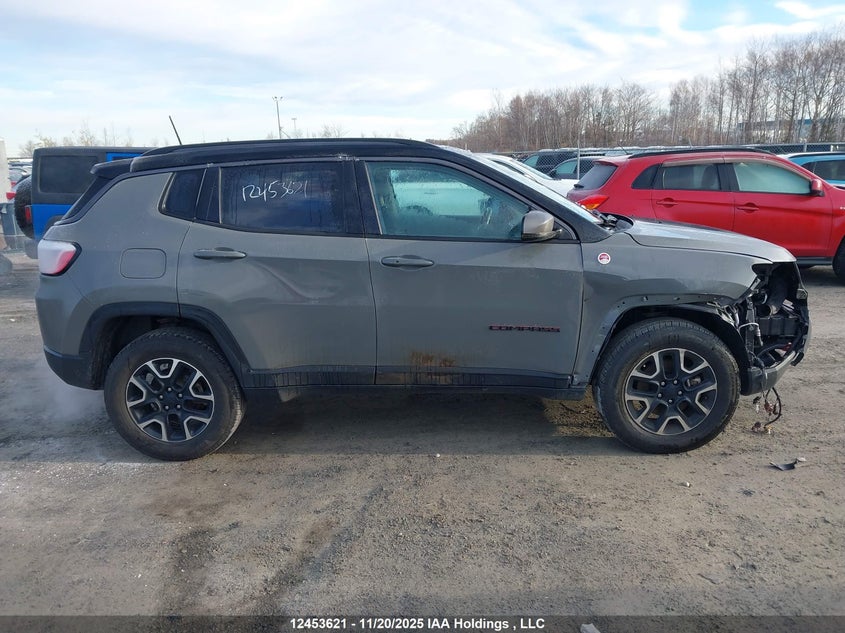 2019 Jeep Compass Trailhawk VIN: 3C4NJDDB9KT853945 Lot: 12453621