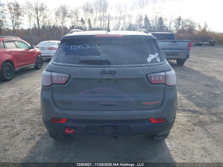 2019 Jeep Compass Trailhawk VIN: 3C4NJDDB9KT853945 Lot: 12453621