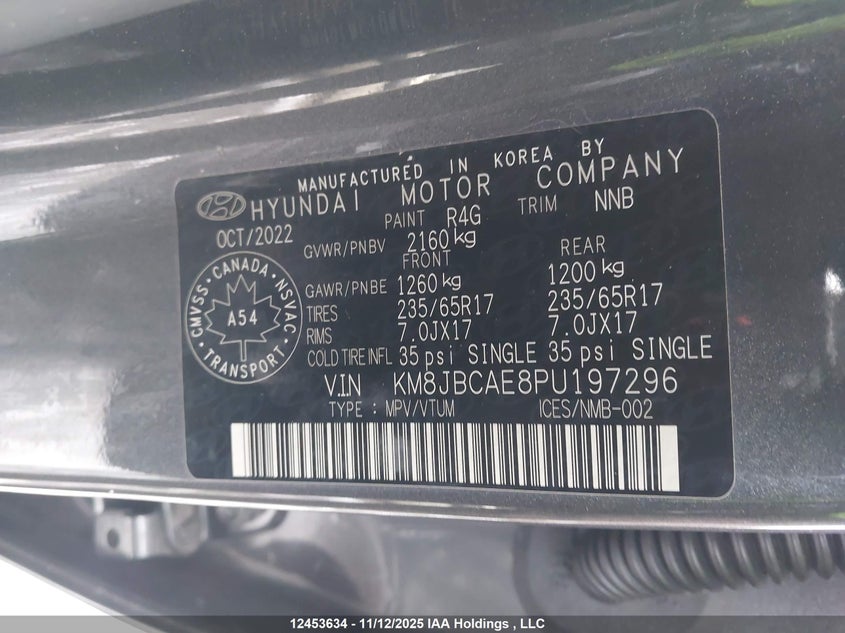 KM8JBCAE8PU197296 2023 HYUNDAI TUCSON photo no. 18