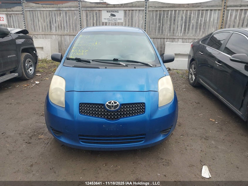 2007 Toyota Yaris Hatchback VIN: JTDJT923075054175 Lot: 12453641