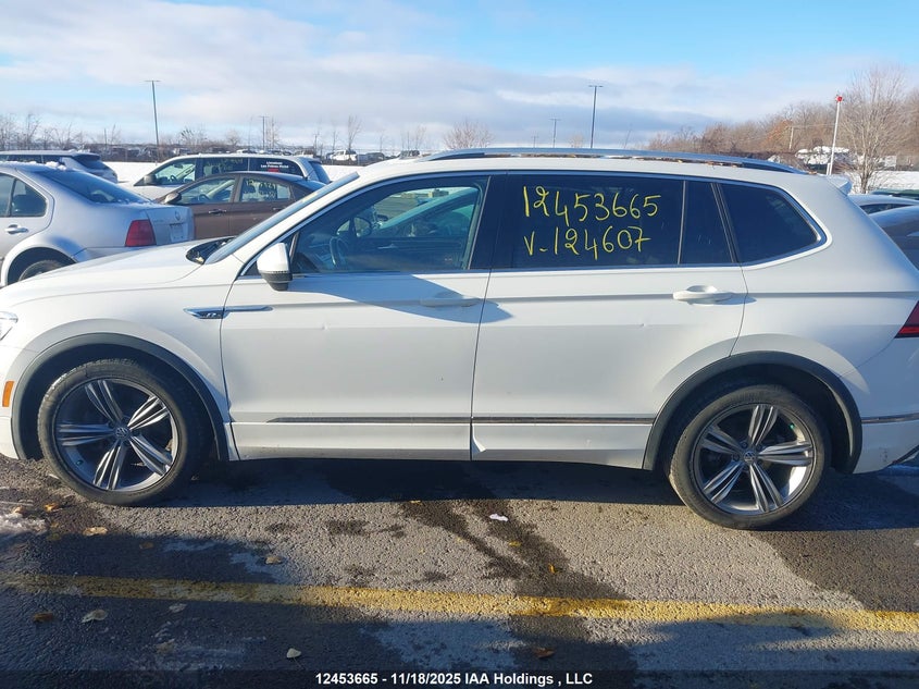 2018 Volkswagen Tiguan Highline VIN: 3VV4B7AX9JM124607 Lot: 12453665