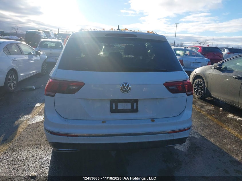 2018 Volkswagen Tiguan Highline VIN: 3VV4B7AX9JM124607 Lot: 12453665