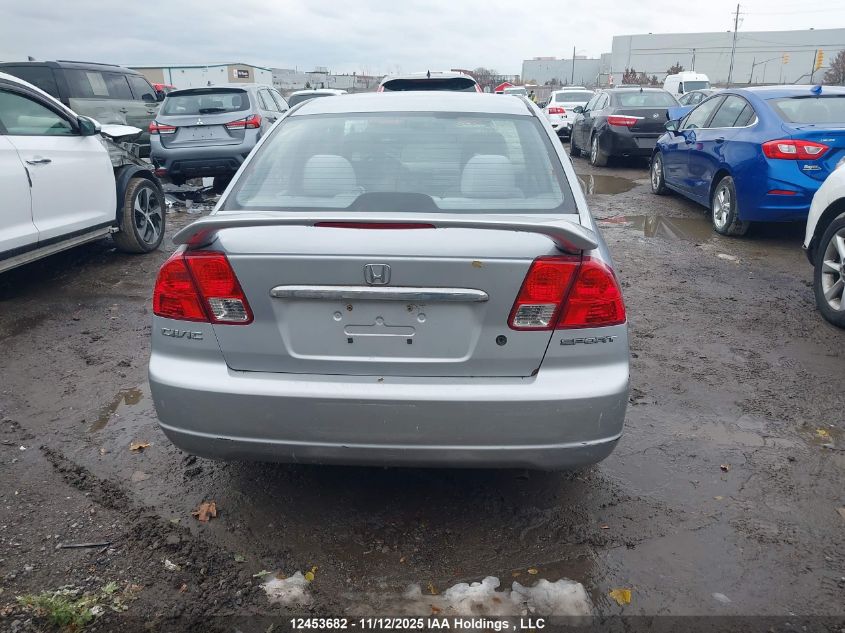 2003 Honda Civic Lx VIN: 2HGES16863H932918 Lot: 12453682