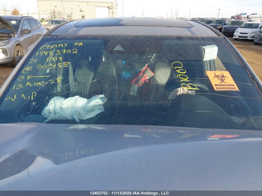 2021 Acura Rdx A-Spec VIN: 5J8TC2H67ML803158 Lot: 12453702