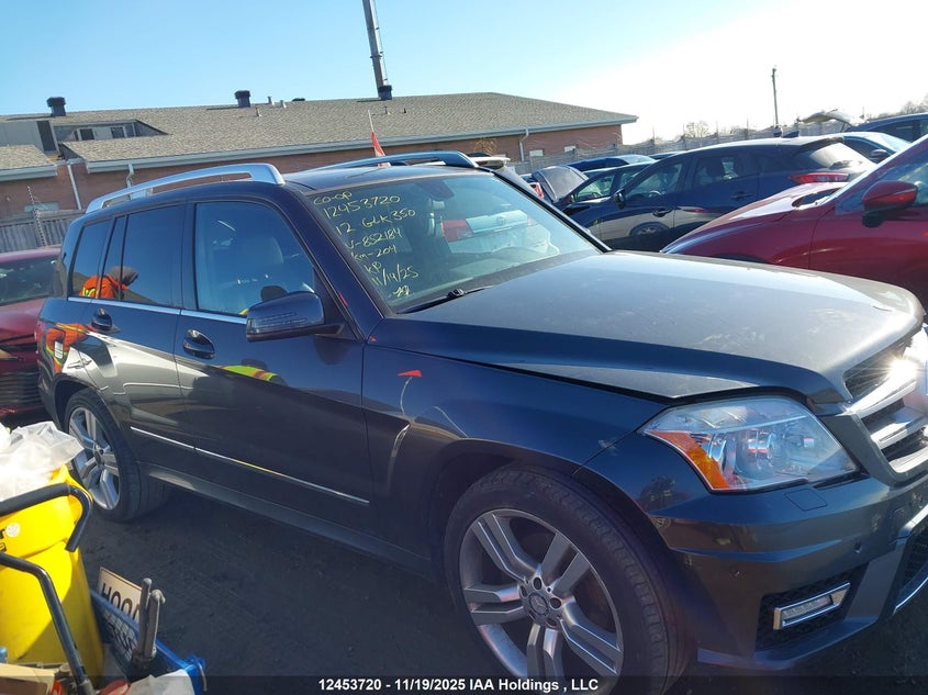 2012 Mercedes-Benz Glk 350 4Matic VIN: WDCGG8HB6CF852184 Lot: 12453720