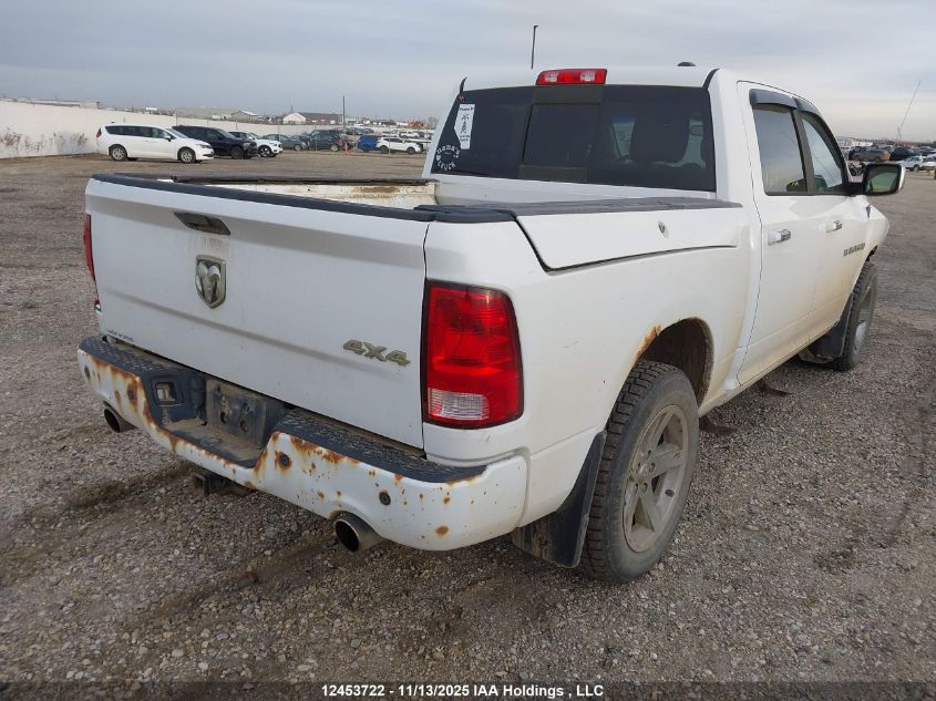 2012 Ram 1500 Sport VIN: 1C6RD7MT0CS262514 Lot: 12453722
