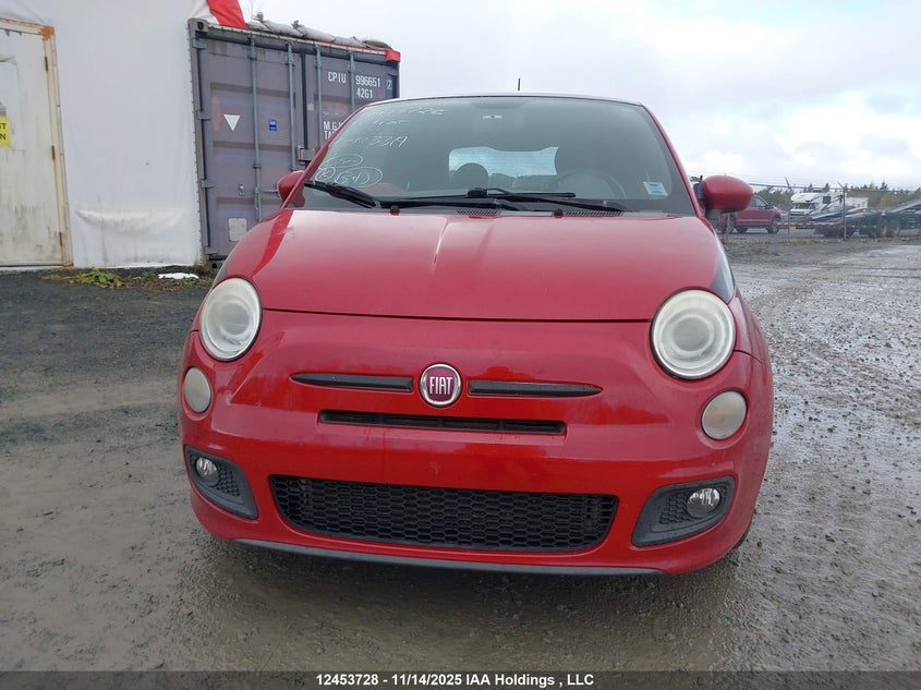 2012 Fiat 500 Sport VIN: 3C3CFFBR1CT103319 Lot: 12453728