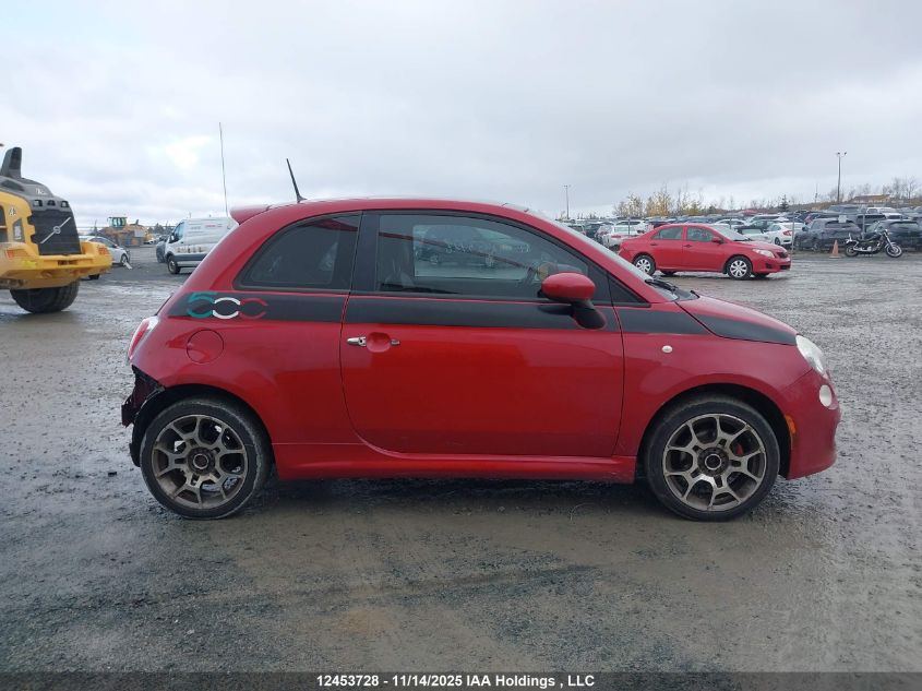 2012 Fiat 500 Sport VIN: 3C3CFFBR1CT103319 Lot: 12453728