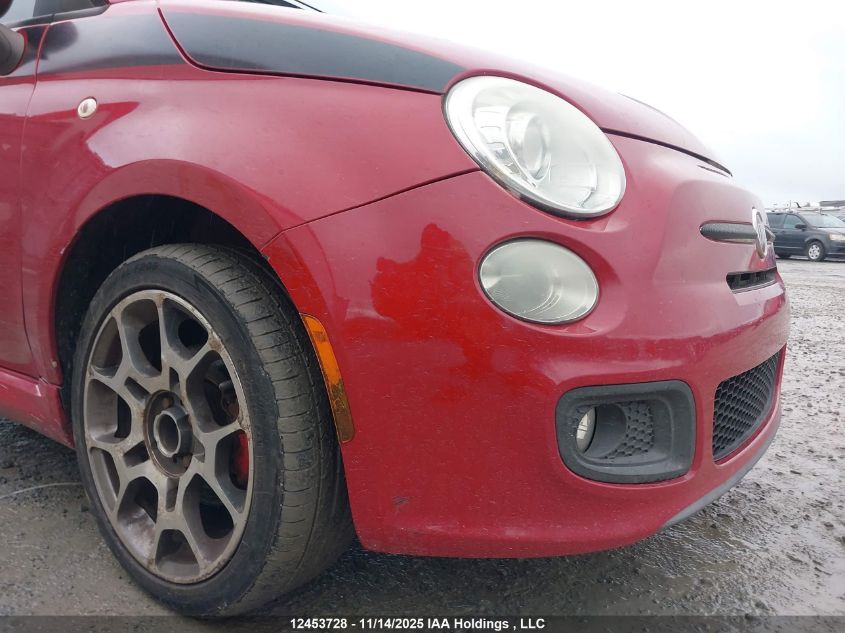 2012 Fiat 500 Sport VIN: 3C3CFFBR1CT103319 Lot: 12453728