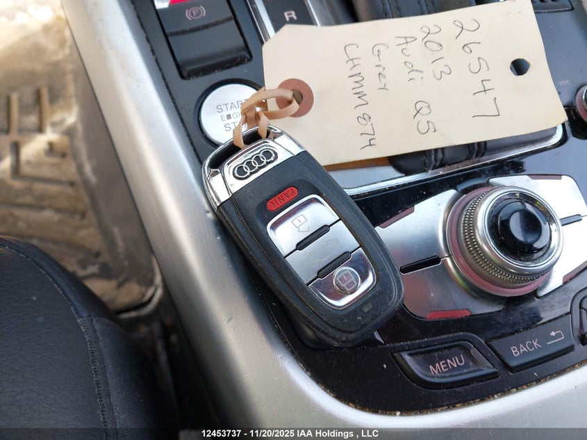 2013 Audi Q5 2.0T Premium Plus VIN: WA1WFCFP5DA036355 Lot: 12453737