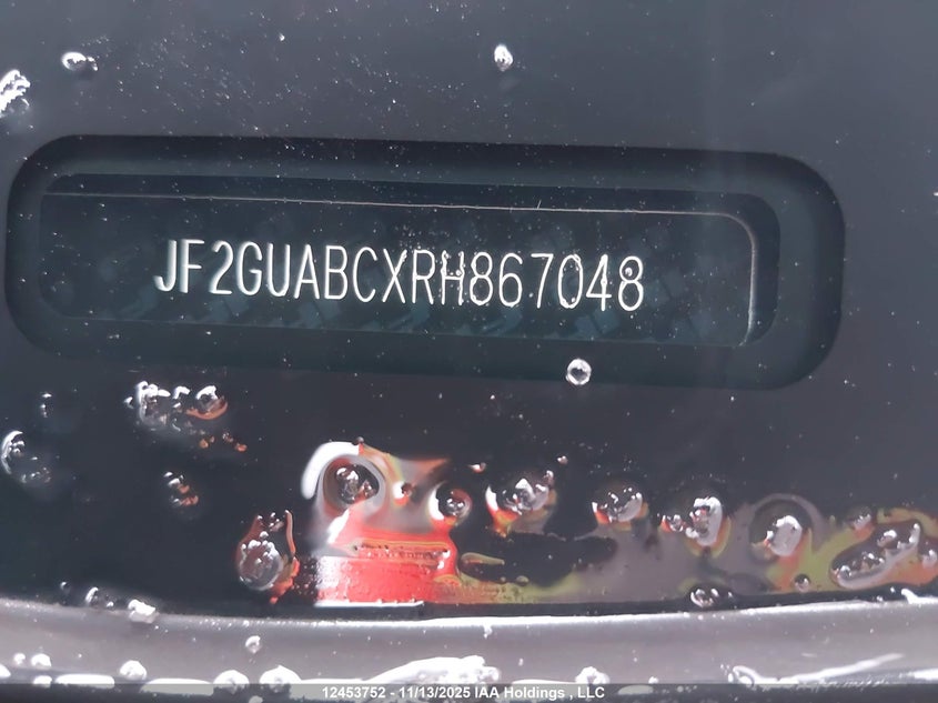 JF2GUABCXRH867048 2024 SUBARU XV photo no. 20