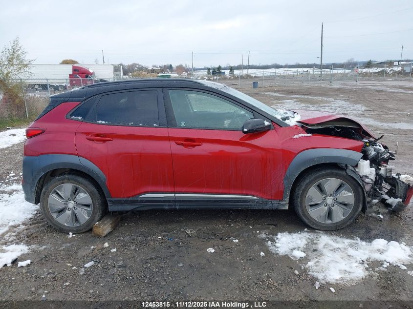 2021 Hyundai Kona Electric Preferred With Two-Tone Roof VIN: KM8K23AG4MU106106 Lot: 12453815