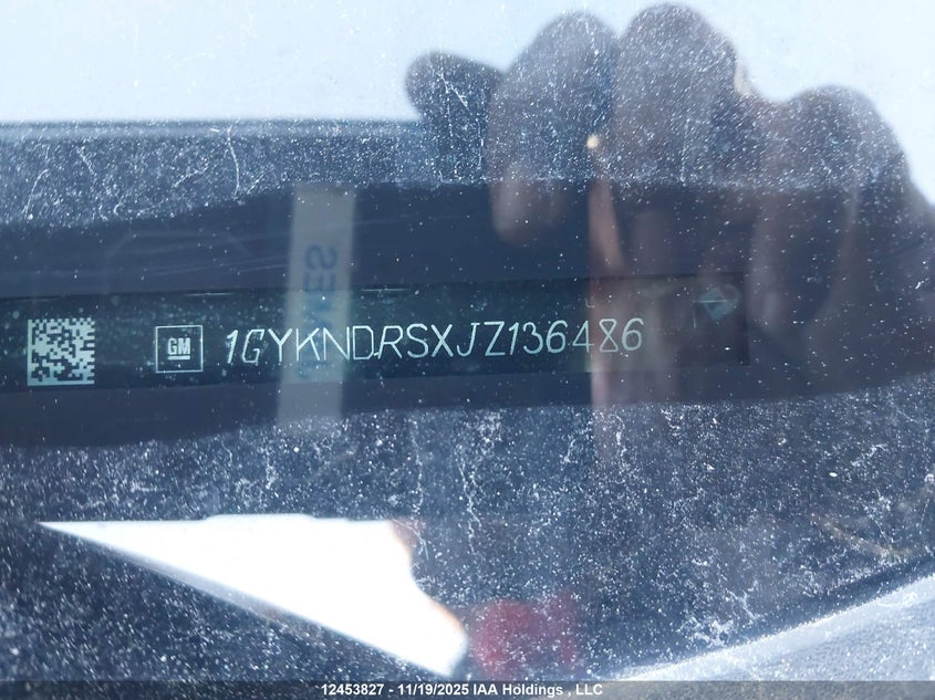 1GYKNDRSXJZ136486 2018 CADILLAC XT5 photo no. 9