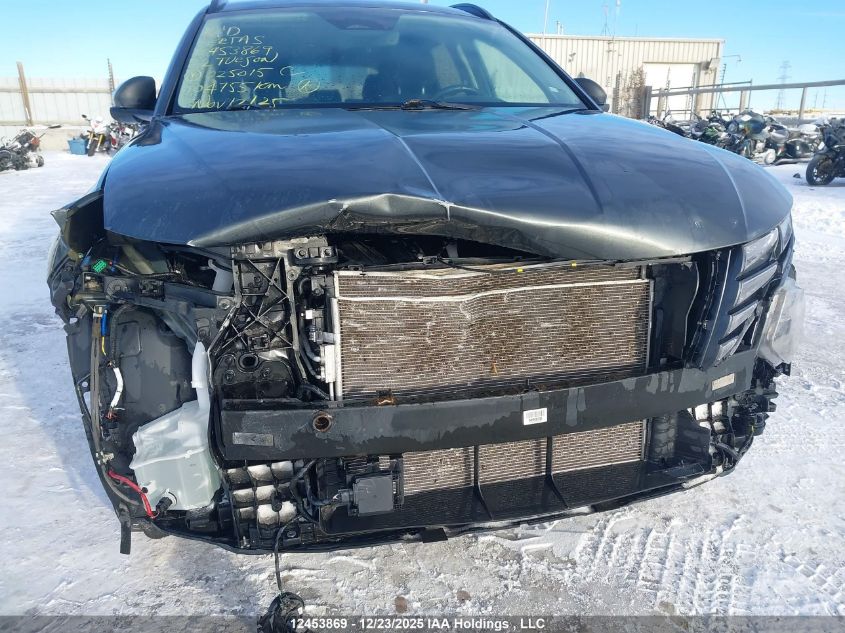 2022 Hyundai Tucson Preferred Awd VIN: KM8JBCAE2NU025150 Lot: 12453869