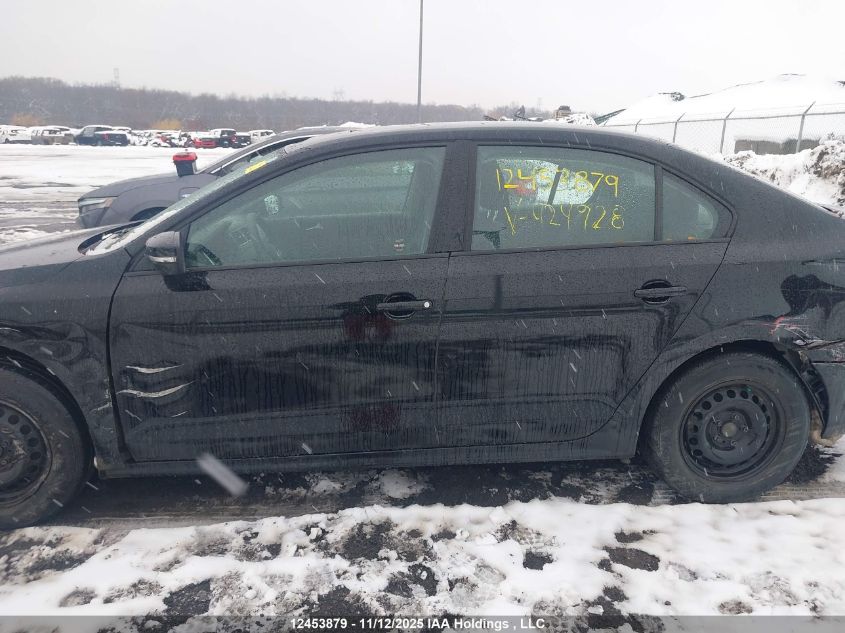 2014 Volkswagen Jetta VIN: 3VW2K7AJ0EM424928 Lot: 12453879