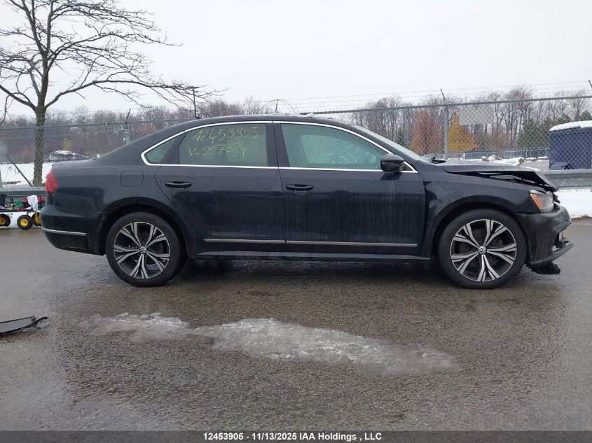 2017 Volkswagen Passat 1.8 Tsi Highline VIN: 1VWCT7A34HC007384 Lot: 12453905