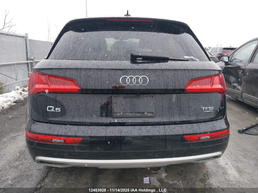2018 Audi Q5 2.0T Komfort VIN: WA1ANAFY7J2122458 Lot: 12453928