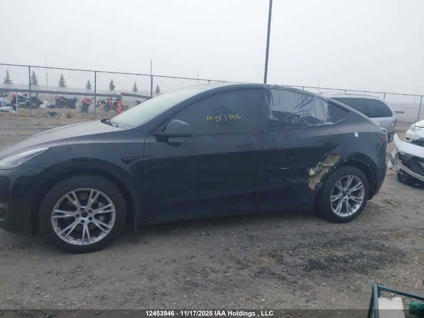 2020 Tesla Model Y Long Range VIN: 5YJYGDEE0LF059890 Lot: 12453946