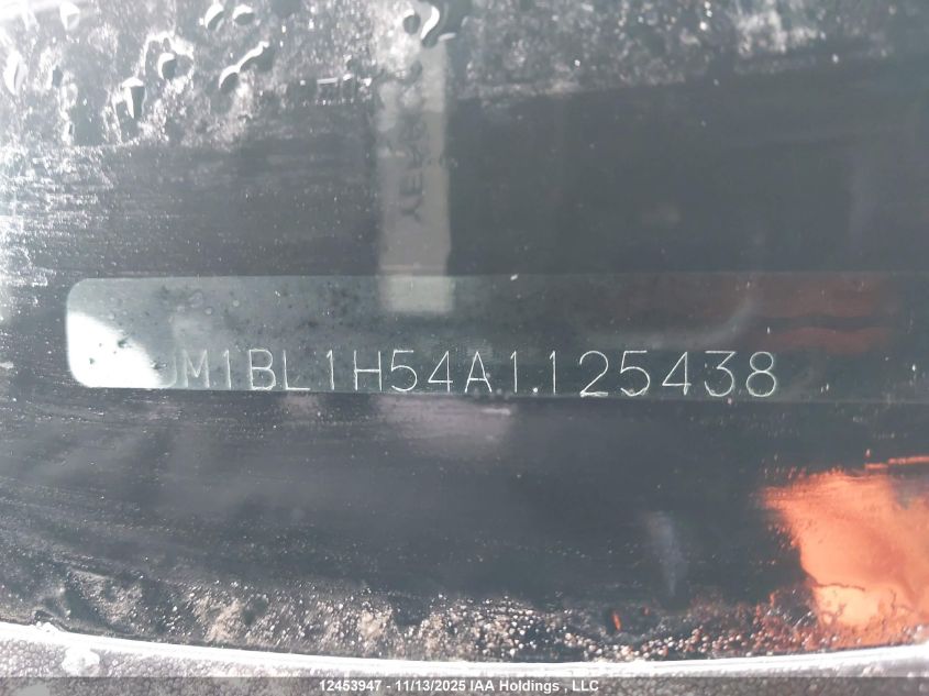 2010 Mazda 3 S VIN: JM1BL1H54A1125438 Lot: 12453947