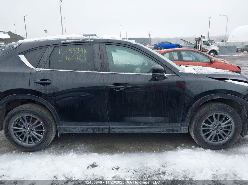 2021 Mazda Cx-5 Gx VIN: JM3KFABLXM0105789 Lot: 12453948