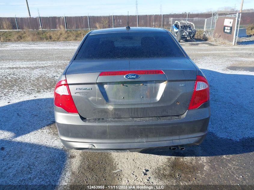 2012 Ford Fusion Se VIN: 3FAHP0HA4CR117425 Lot: 12453955