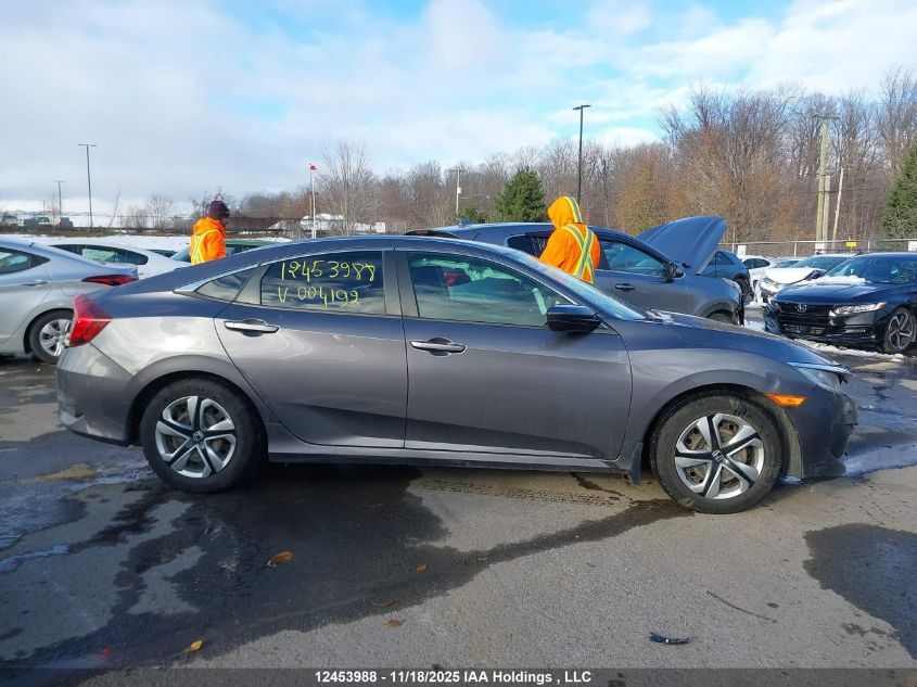 2018 Honda Civic Lx VIN: 2HGFC2F50JH004192 Lot: 12453988