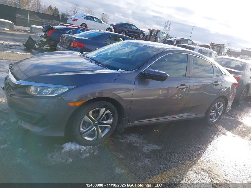 2018 Honda Civic Lx VIN: 2HGFC2F50JH004192 Lot: 12453988