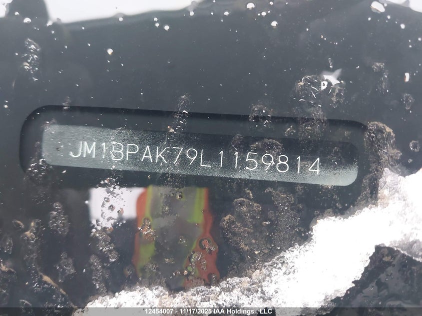 2020 Mazda 3 Gx VIN: JM1BPAK79L1159814 Lot: 12454007